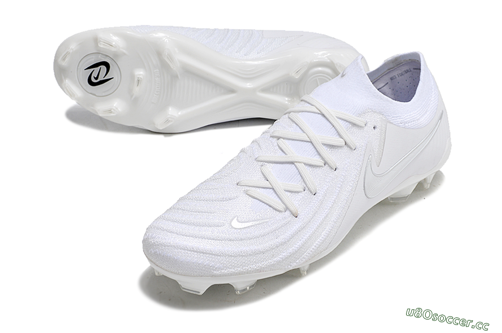 Men's Nike Phantom Luna Elite NU FG Firm Ground Low-Tops Football Boots - White/Black 3