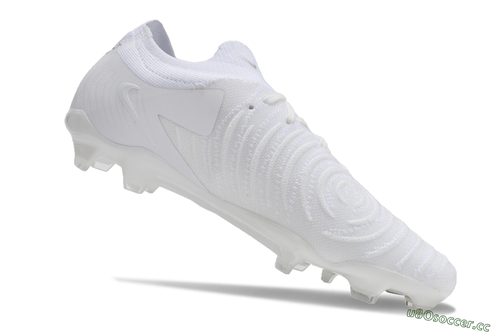 Men's Nike Phantom Luna Elite NU FG Firm Ground Low-Tops Football Boots - White/Black 4