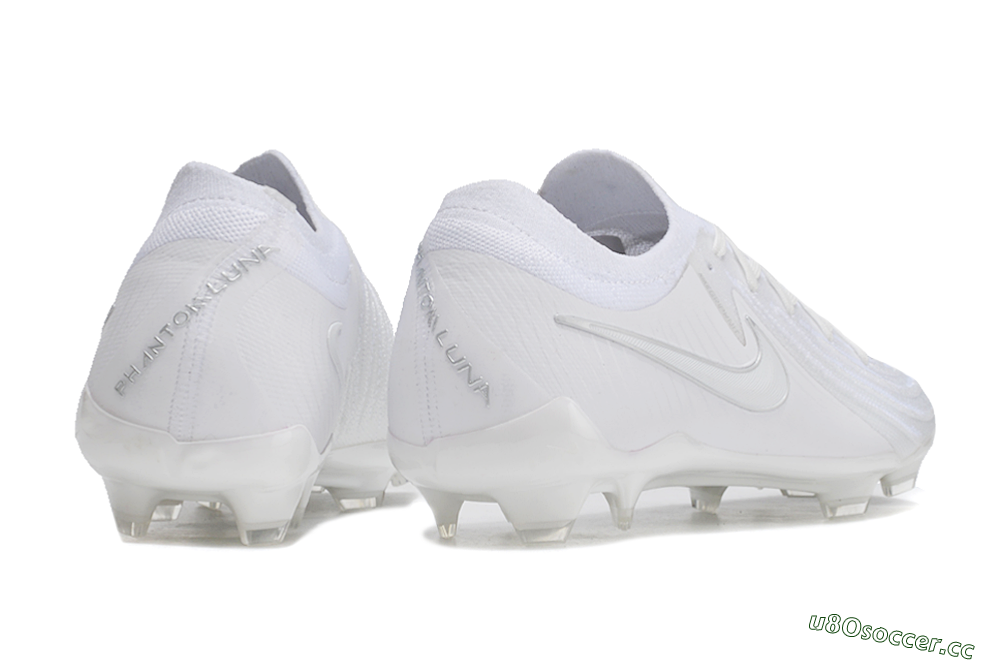 Men's Nike Phantom Luna Elite NU FG Firm Ground Low-Tops Football Boots - White/Black 6