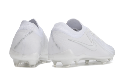 Men's Nike Phantom Luna Elite NU FG Firm Ground Low-Tops Football Boots - White/Black