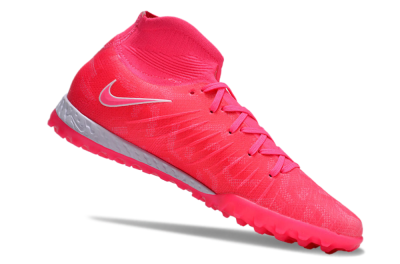 Men's Nike Phantom Luna Elite NU TF Artificial Turf High-Tops Football Shoes - Pink/White
