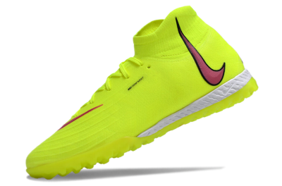 Men's Nike Phantom Luna Elite NU TF Artificial Turf High-Tops Football Shoes - Yellow/Red/White