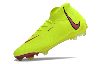 Men's Nike Phantom Luna Elite NU FG Firm Ground High-Tops Football Boots - Yellow/Red/Black