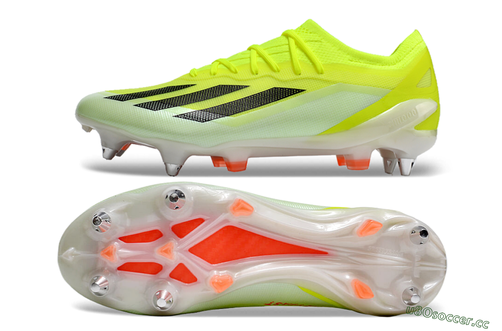 Men's Adidas X Crazyfast.1 SG Soft Ground Low-Tops Football Boots - Yellow/Black/Red 1