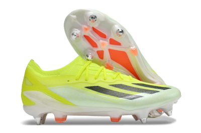Men's Adidas X Crazyfast.1 SG Soft Ground Low-Tops Football Boots - Yellow/Black/Red