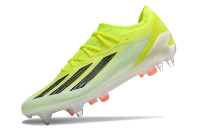Men's Adidas X Crazyfast.1 SG Soft Ground Low-Tops Football Boots - Yellow/Black/Red