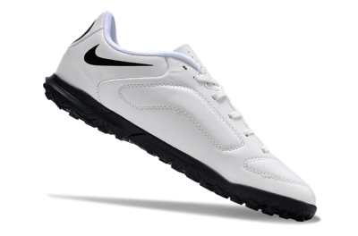Men's Nike Tiempo Legend 9 Club TF Artificial Turf Low-Tops Football Shoes - White/Black