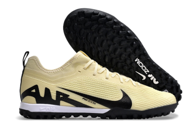 Men's Nike Air Zoom Mercurial Vapor 15 Pro TF Artificial Turf Low-Tops Football Shoes - Beige/Black/White