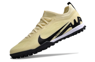 Men's Nike Air Zoom Mercurial Vapor 15 Pro TF Artificial Turf Low-Tops Football Shoes - Beige/Black/White