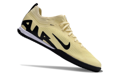 Men's Nike Air Zoom Mercurial Vapor 15 Pro IC Indoor & Futsal Low-Tops Football Shoes - Beige/Black/White