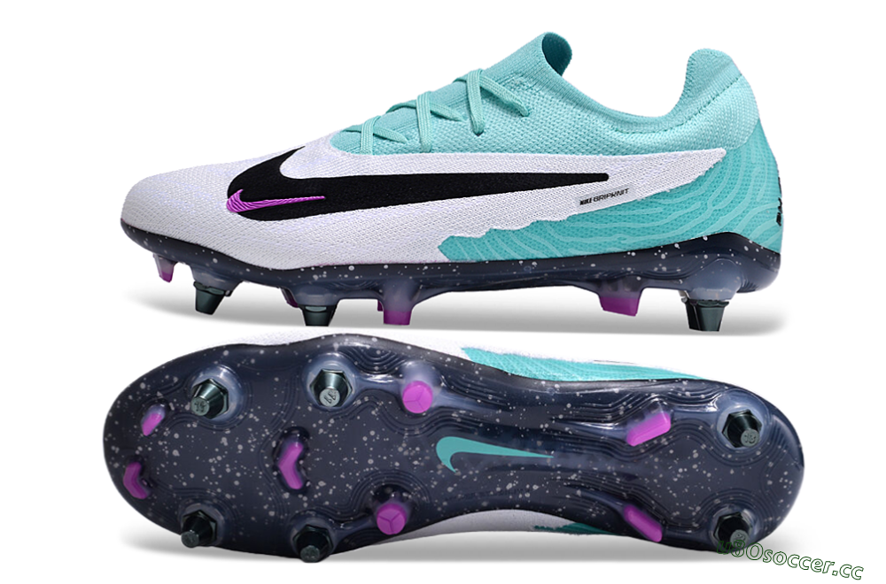 Men's Nike Phantom GX Elite Ready Pack SG Soft Ground Low-Tops Football Boots - Hyper Turquoise/Black/Fuchsia Dream/White 1