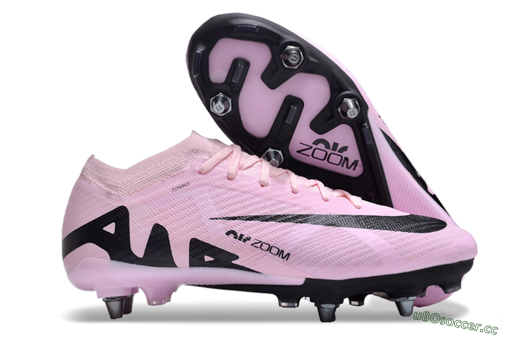 Men's Nike Air Zoom Mercurial Vapor 15 Elite Pro SG Soft Ground Low-Tops Football Boots - Pink/Black 2