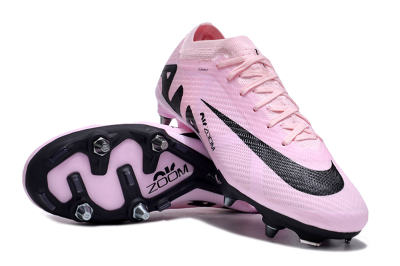 Men's Nike Air Zoom Mercurial Vapor 15 Elite Pro SG Soft Ground Low-Tops Football Boots - Pink/Black
