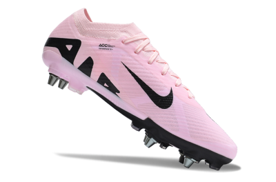 Men's Nike Air Zoom Mercurial Vapor 15 Elite Pro SG Soft Ground Low-Tops Football Boots - Pink/Black