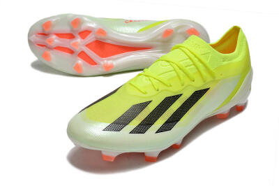 Men's Adidas X Crazyfast.1 FG Firm Ground Low-Tops Football Boots - Yellow/Black/Orange