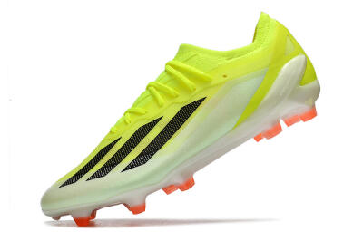 Men's Adidas X Crazyfast.1 FG Firm Ground Low-Tops Football Boots - Yellow/Black/Orange