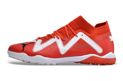 Men's Puma Future Ultimate TF Artificial Turf Low-Tops Football Shoes - Red/White/Black