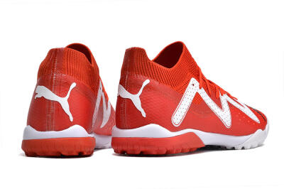 Men's Puma Future Ultimate TF Artificial Turf Low-Tops Football Shoes - Red/White/Black