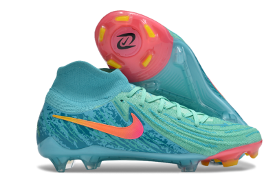 Unisex Nike Phantom Luna 2 Elite Vortex LV8 FG Firm Ground High-Tops Football Boots - Green/Orange/Black