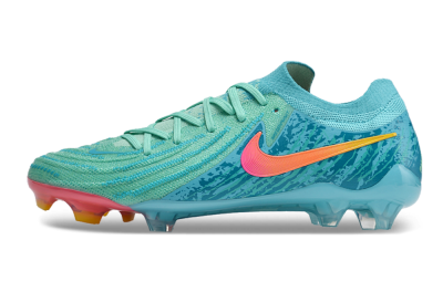 Unisex Nike Phantom Luna 2 Elite Vortex LV8 FG Firm Ground Low-Tops Football Boots - Green/Orange/Black