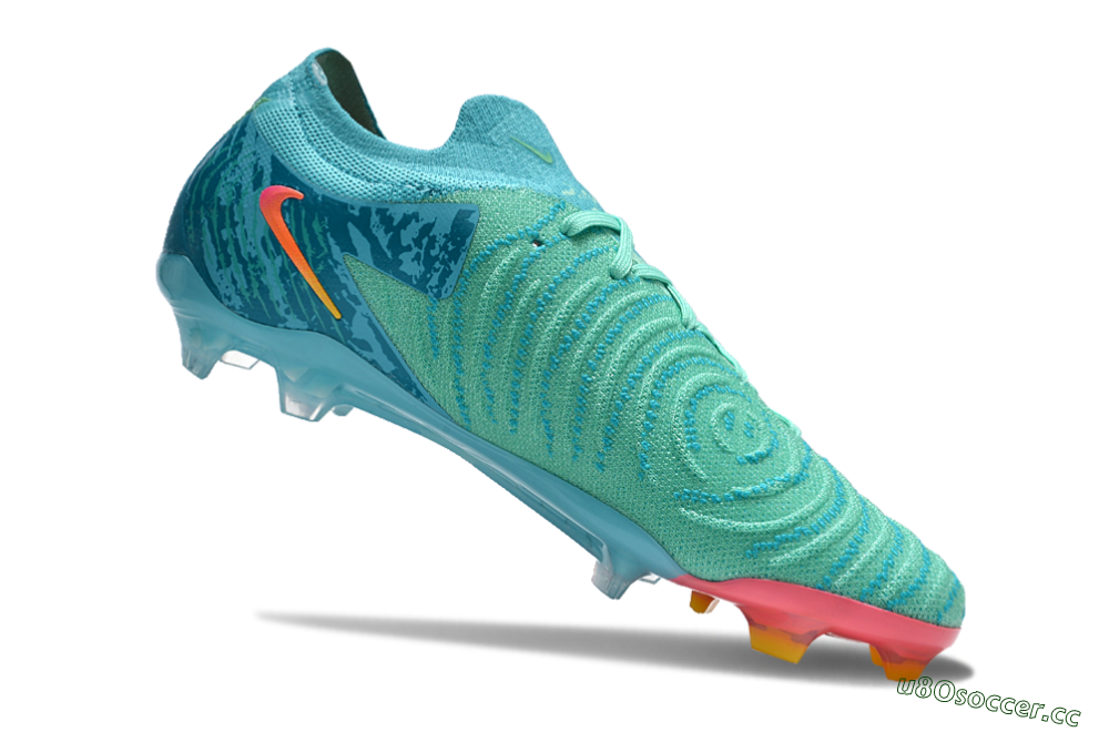 Unisex Nike Phantom Luna 2 Elite Vortex LV8 FG Firm Ground Low-Tops Football Boots - Green/Orange/Black 4