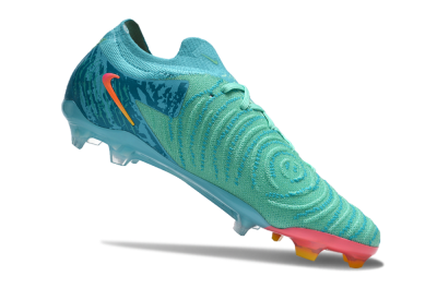 Unisex Nike Phantom Luna 2 Elite Vortex LV8 FG Firm Ground Low-Tops Football Boots - Green/Orange/Black