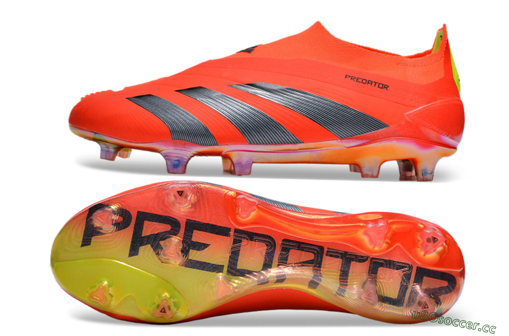 Men's Adidas Predator Accuracy+ FG Firm Ground Low-Tops Football Boots - Red/Black/Blue 1