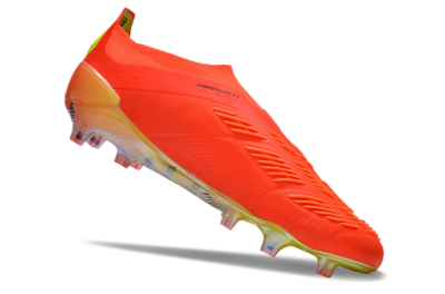 Men's Adidas Predator Accuracy+ FG Firm Ground Low-Tops Football Boots - Red/Black/Blue