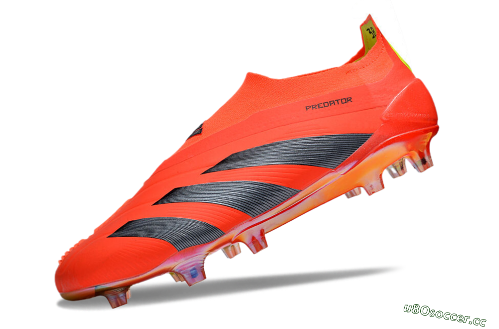Men's Adidas Predator Accuracy+ FG Firm Ground Low-Tops Football Boots - Red/Black/Blue 5