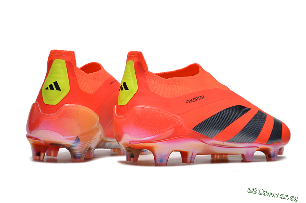Men's Adidas Predator Accuracy+ FG Firm Ground Low-Tops Football Boots - Red/Black/Blue 6