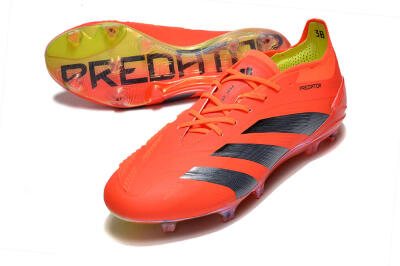Men's Adidas Predator Accuracy.1 FG Firm Ground Low-Tops Football Boots - Red/Black/Blue