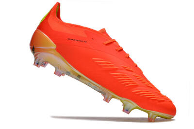 Men's Adidas Predator Accuracy.1 FG Firm Ground Low-Tops Football Boots - Red/Black/Blue