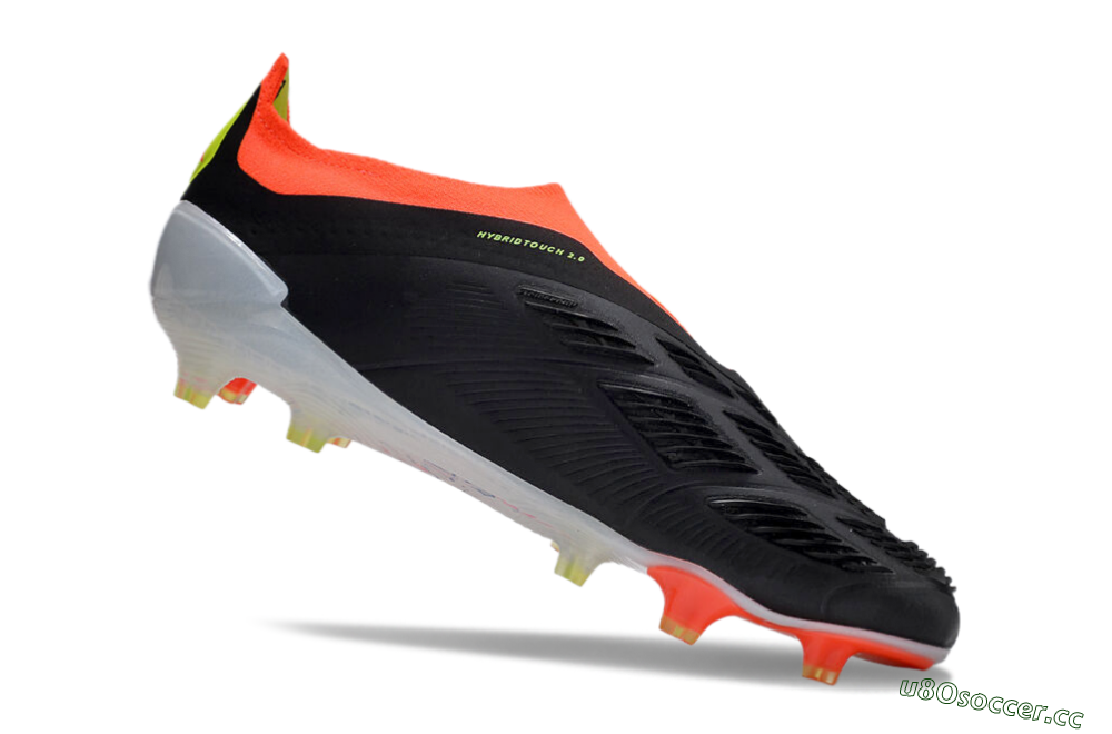 Men's Adidas Predator Accuracy+ FG Firm Ground Low-Tops Football Boots - Black/White/Red 4