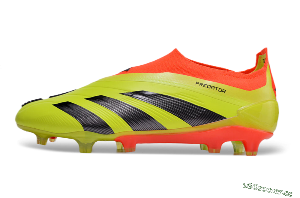 Men's Adidas Predator Accuracy+ FG Firm Ground Low-Tops Football Boots - Yellow/Black/Red 0