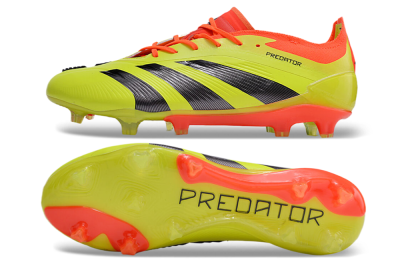 Men's Adidas Predator Accuracy.1 FG Firm Ground Low-Tops Football Boots - Green/Red/Black