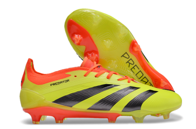 Men's Adidas Predator Accuracy.1 FG Firm Ground Low-Tops Football Boots - Green/Red/Black