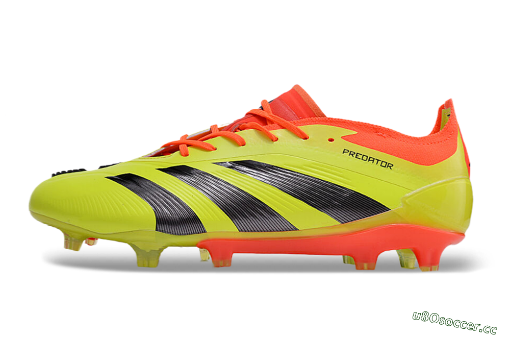 Men's Adidas Predator Accuracy.1 FG Firm Ground Low-Tops Football Boots - Green/Red/Black 0