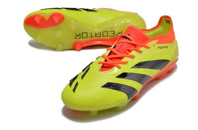 Men's Adidas Predator Accuracy.1 FG Firm Ground Low-Tops Football Boots - Green/Red/Black
