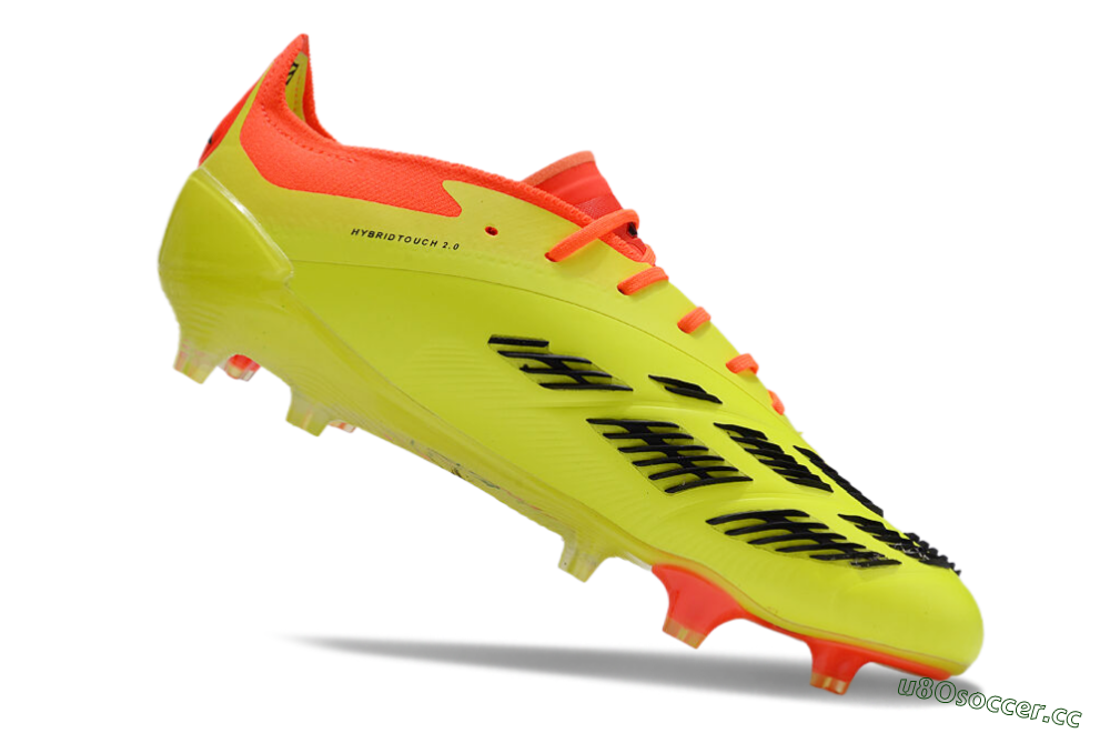Men's Adidas Predator Accuracy.1 FG Firm Ground Low-Tops Football Boots - Green/Red/Black 4