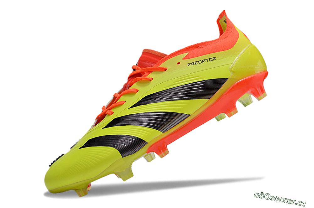 Men's Adidas Predator Accuracy.1 FG Firm Ground Low-Tops Football Boots - Green/Red/Black 5