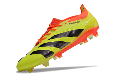 Men's Adidas Predator Accuracy.1 FG Firm Ground Low-Tops Football Boots - Green/Red/Black