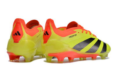 Men's Adidas Predator Accuracy.1 FG Firm Ground Low-Tops Football Boots - Green/Red/Black