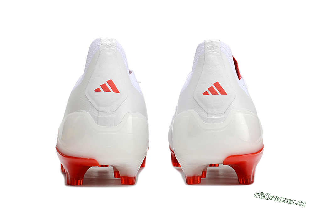 Men's Adidas Predator Accuracy.1 FG Firm Ground Low-Tops Football Boots - Beige/White/Red 5