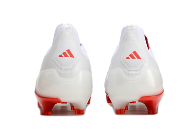Men's Adidas Predator Accuracy.1 FG Firm Ground Low-Tops Football Boots - Beige/White/Red