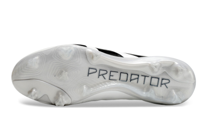 Men's Adidas Predator Accuracy+ FG Firm Ground Low-Tops Football Boots - White/Black/Red