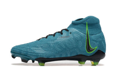 Men's Nike Phantom Luna Elite NU FG Firm Ground High-Tops Football Boots - Blue/Black/Yellow