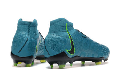Men's Nike Phantom Luna Elite NU FG Firm Ground High-Tops Football Boots - Blue/Black/Yellow