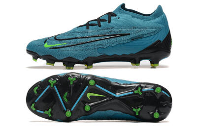 Men's Nike Phantom GX Elite FG Firm Ground Low-Tops Football Boots - Blue/Black/Yellow