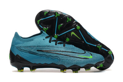 Men's Nike Phantom GX Elite FG Firm Ground Low-Tops Football Boots - Blue/Black/Yellow
