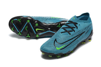 Men's Nike Phantom GX Elite FG Firm Ground Low-Tops Football Boots - Blue/Black/Yellow